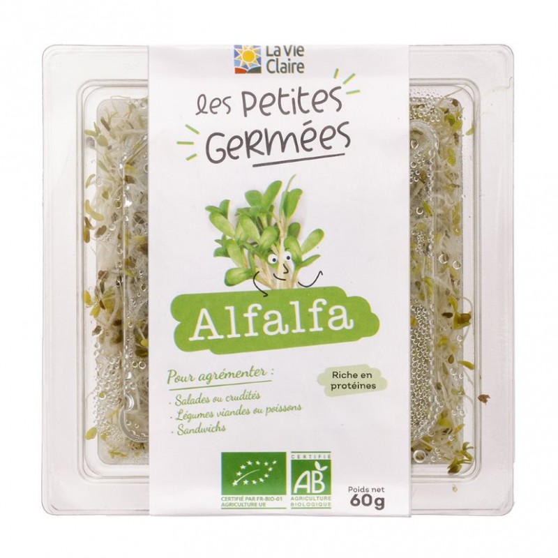 GRAINES GERMEES ALFALFA 60G DRIVE La Vie Claire Saintes