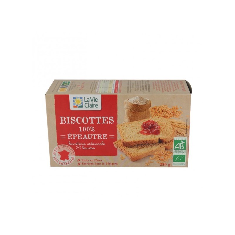Biscottes Blé complet - Carrefour - 300 g