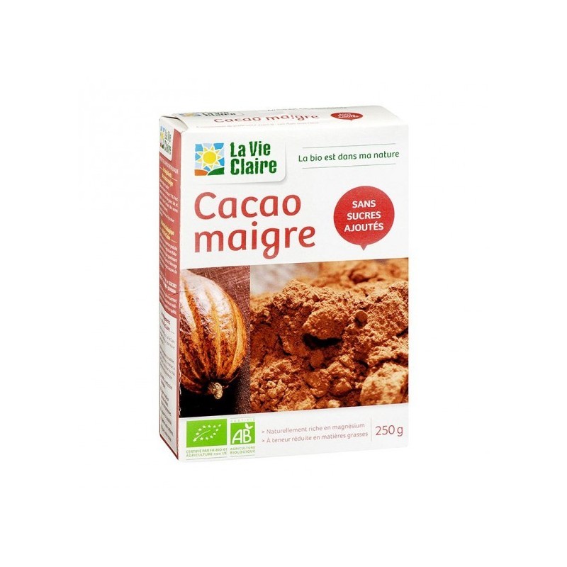 Cacao En Poudre 100% Non Sucré Biologique Vrac 200G – Quai Sud