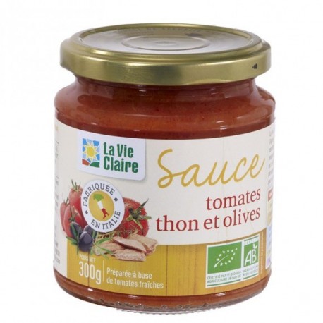 SAUCE TOMATE OLIVES ET THON