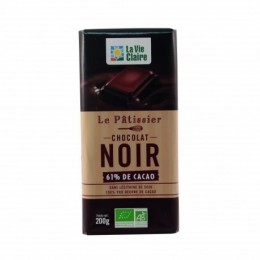 Chocolat Pâtissier Bio Village Noir - 52% cacao - 200g - Drive Z'eclerc