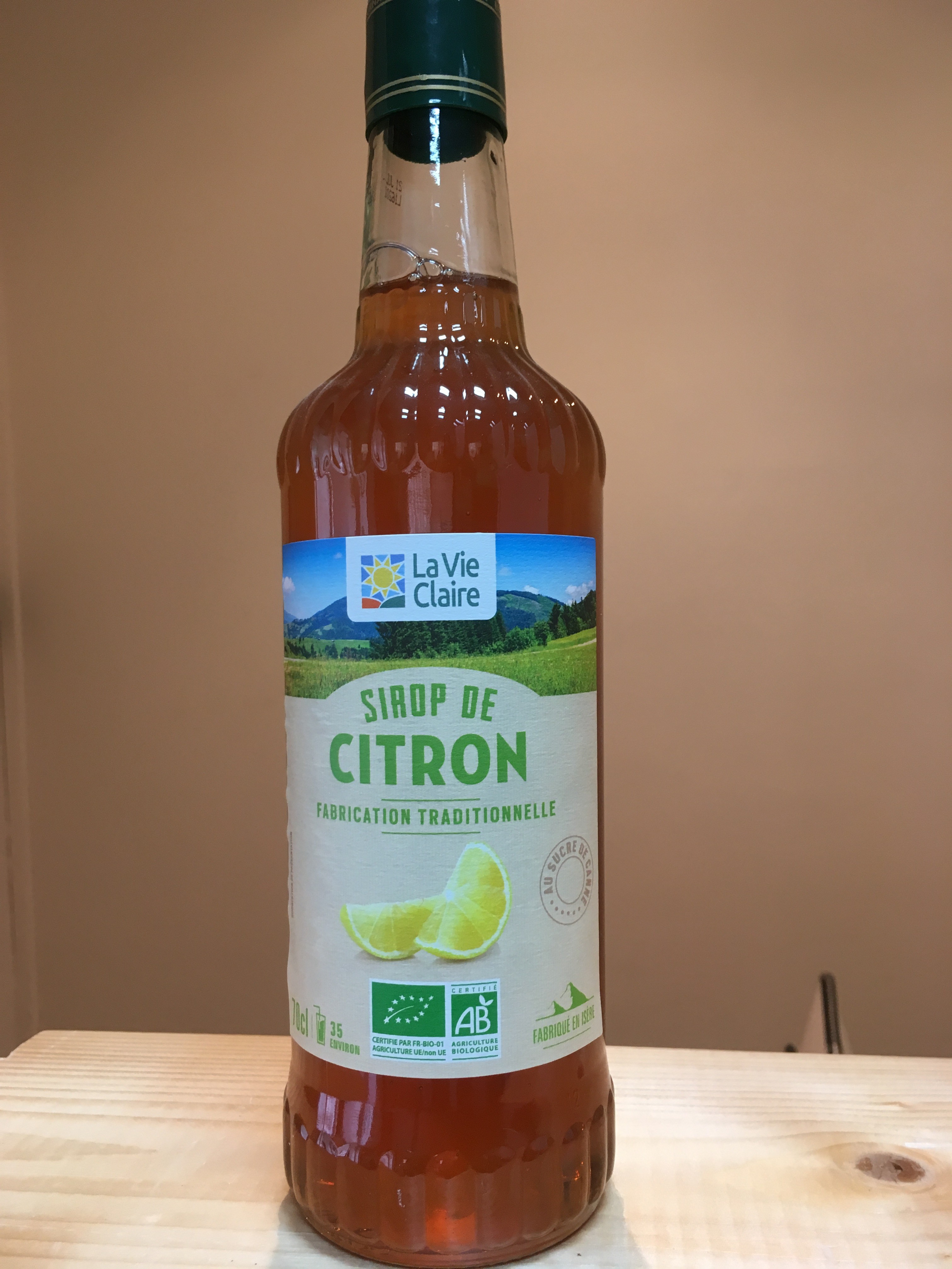 PUR JUS DE CITRON 50CL - DRIVE : La Vie Claire Saintes