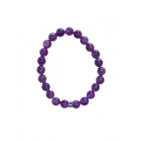 BRACELET AMETHYSTE 8MM