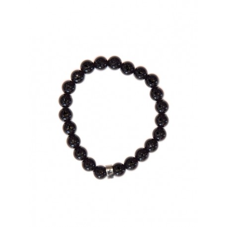 BRACELET OBSIDIENNE NOIRE 8MM