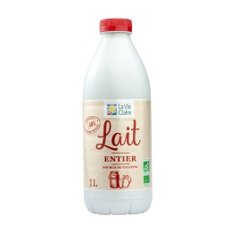 LAIT ENTIER BOUTEILLE 1L